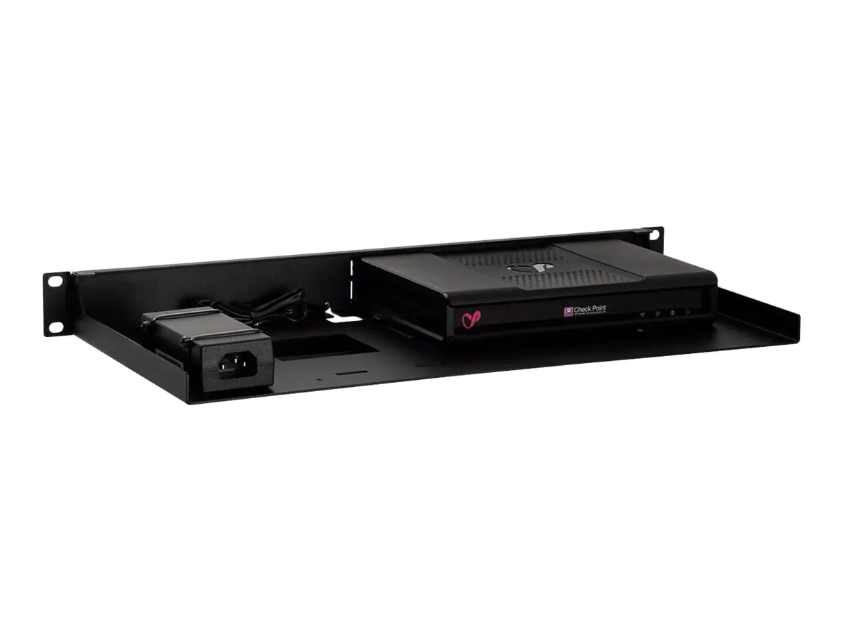 Rackmount.IT RM-CP-T5 - Montagesatz für Netzwerkgeräte - Rack montierbar - RAL 9005 - 1U - 48.3 cm (19")
