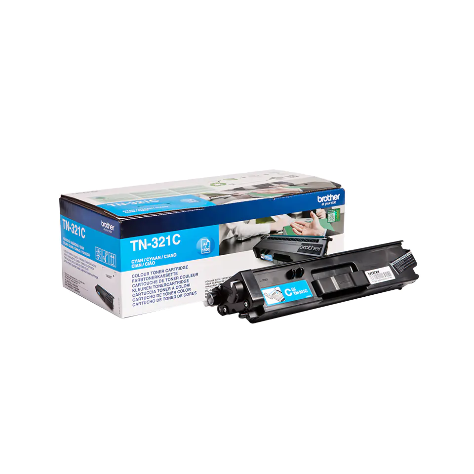 Brother TN321C - Cyan - Original - Tonerpatrone - für Brother DCP-L8400, DCP-L8450, HL-L8250, HL-L8350, MFC-L8650, MFC-L8850 Brother TN321C - Cyan - Original - Tonerpatrone - für Brother DCP-L8400, DCP-L8450, HL-L8250, HL-L8350, MFC-L8650, MFC-L8850