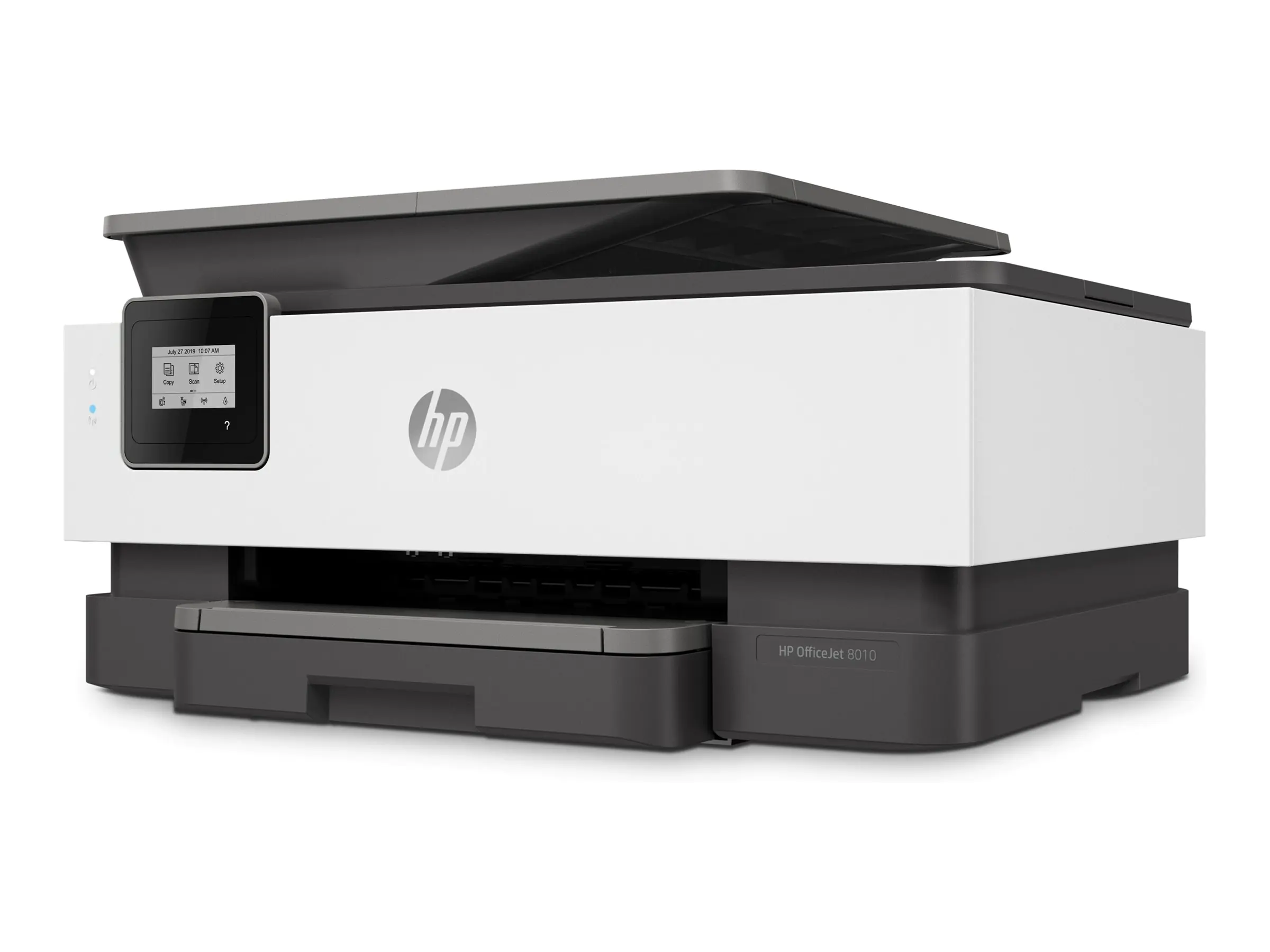 HP Officejet 8012 All-in-One - Multifunktionsdrucker - Farbe - Tintenstrahl - A4 (210 x 297 mm), Legal (216 x 356 mm) (Original) - A4/Legal (Medien) - bis zu 13 Seiten/Min. (Kopieren) - bis zu 18 Seiten/Min. (Drucken) - 225 Blatt - Wi-Fi(n) - Light Basalt
