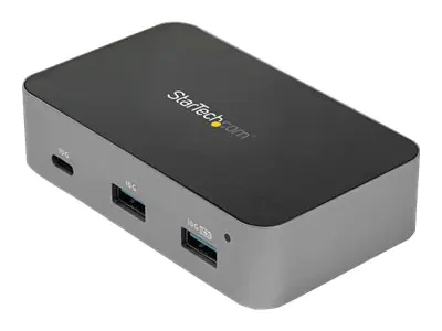 StarTech HB31C3A1CS 4-Port-USB-C-Hub (10 Gbit/s, 3x USB-A und 1x USB-C, 1m Hostkabel, powered, mit Netzteil) - Hub - 1 x USB-C + 3 x USB 3.1 - Desktop - Wechselstrom 110/240 V - für P/N: PEXUSB321C