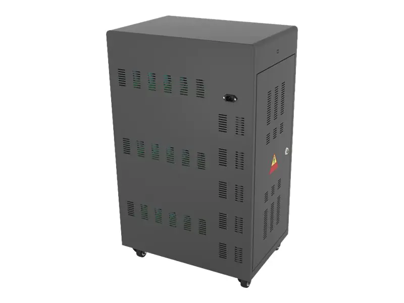 Good Connections - Wagen (synchronisieren, laden und unter UV-Licht reinigen) - für 30 Tablets - verriegelbar - Aluminium, Stahl, Acryl - Schwarz - Ausgang: 5 V