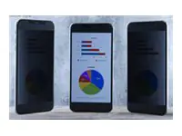 KAPSOLO Blickschutzfilter für Handy - mit Sichtschutzfilter KAP13239