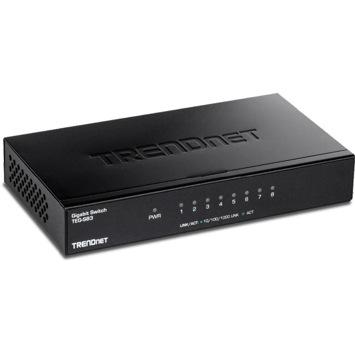 TRENDnet TEG S83 - Switch - 8 x 10/100/1000 - Desktop - TAA-konform
