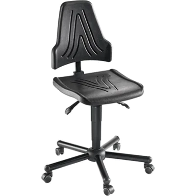 meychair Arbeitsdrehstuhl Workster Pro W19 XXL ca. 48-61cm Stahl,pulverbeschichtet schwarz