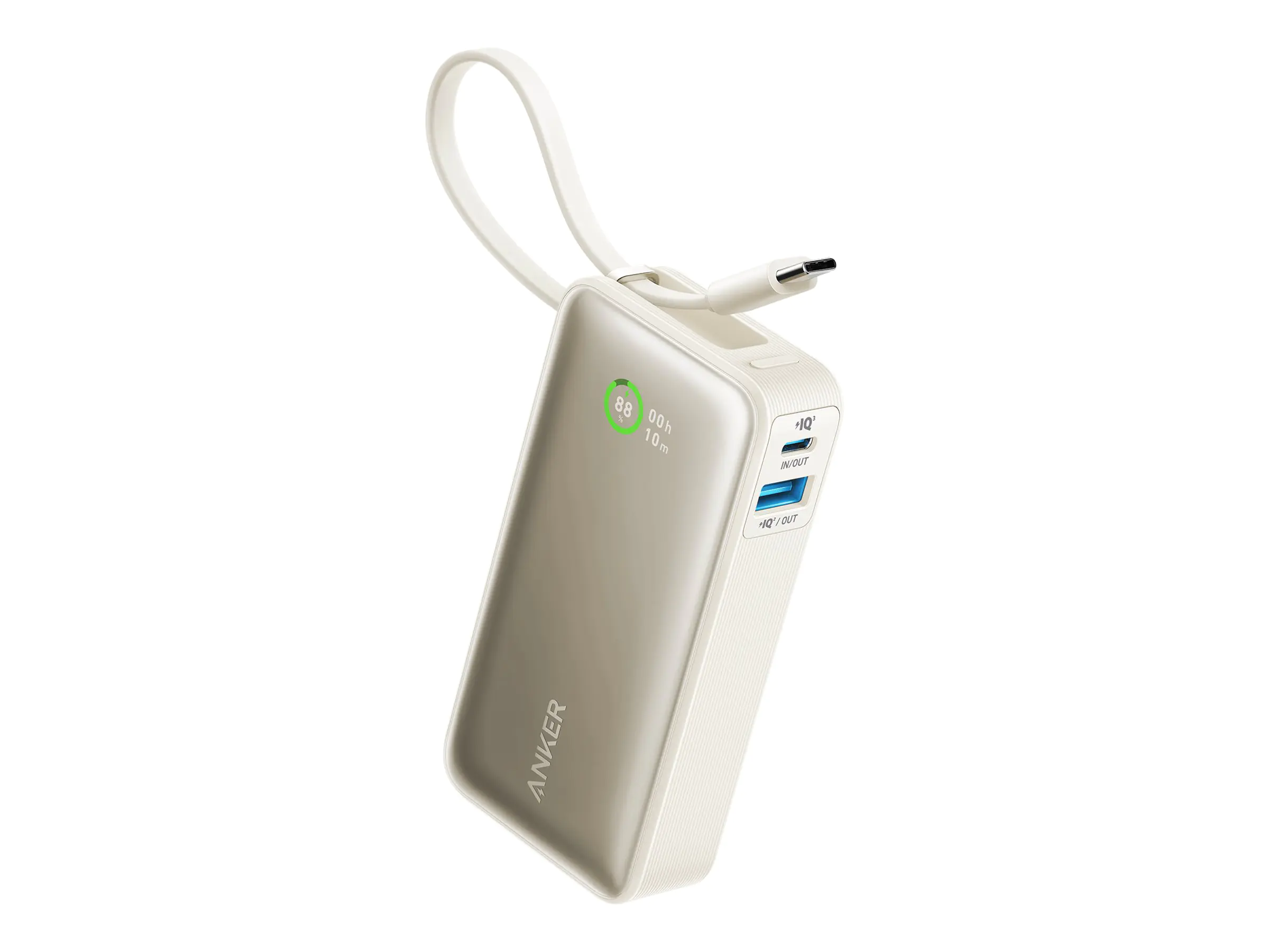 Anker Innovations Anker Nano - Powerbank - 10000 mAh - 30 Watt - 3 A - 2 Ausgabeanschlussstellen