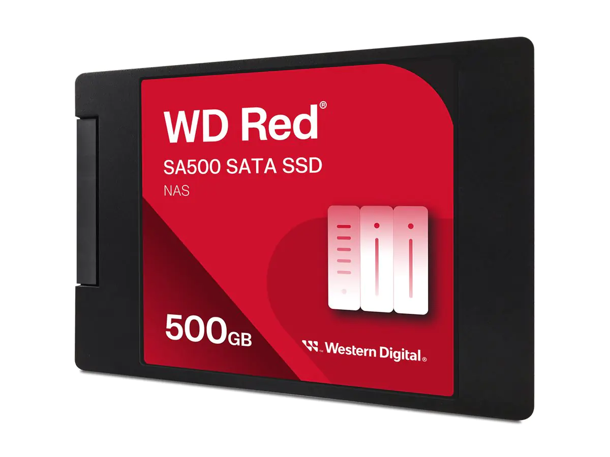 WD Red SA500 WDS500G1R0A-68A4W0 - SSD - 500 GB - intern - 2.5" (6.4 cm) - SATA 6Gb/s
