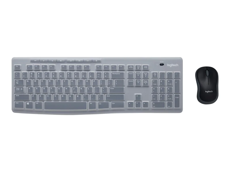 Logitech MK270 Wireless Combo for Education with Protective Keyboard Cover - Tastatur-und-Maus-Set - kabellos - 2.4 GHz - für Bildungseinrichtungen