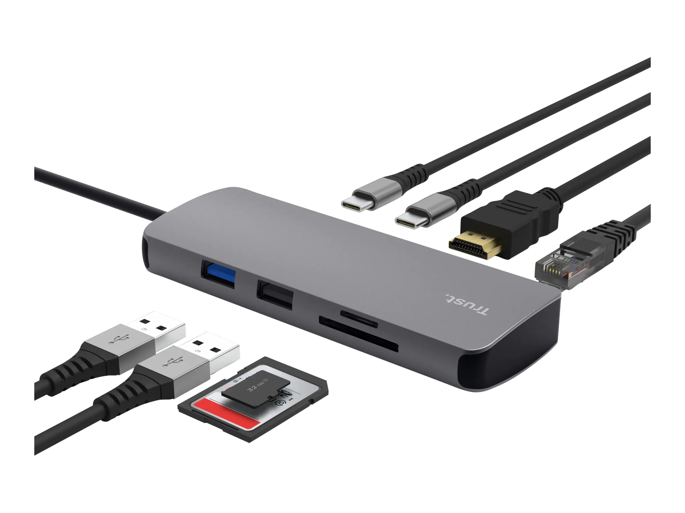 Trust Dalyx - Dockingstation - USB-C 3.2 - HDMI 25672