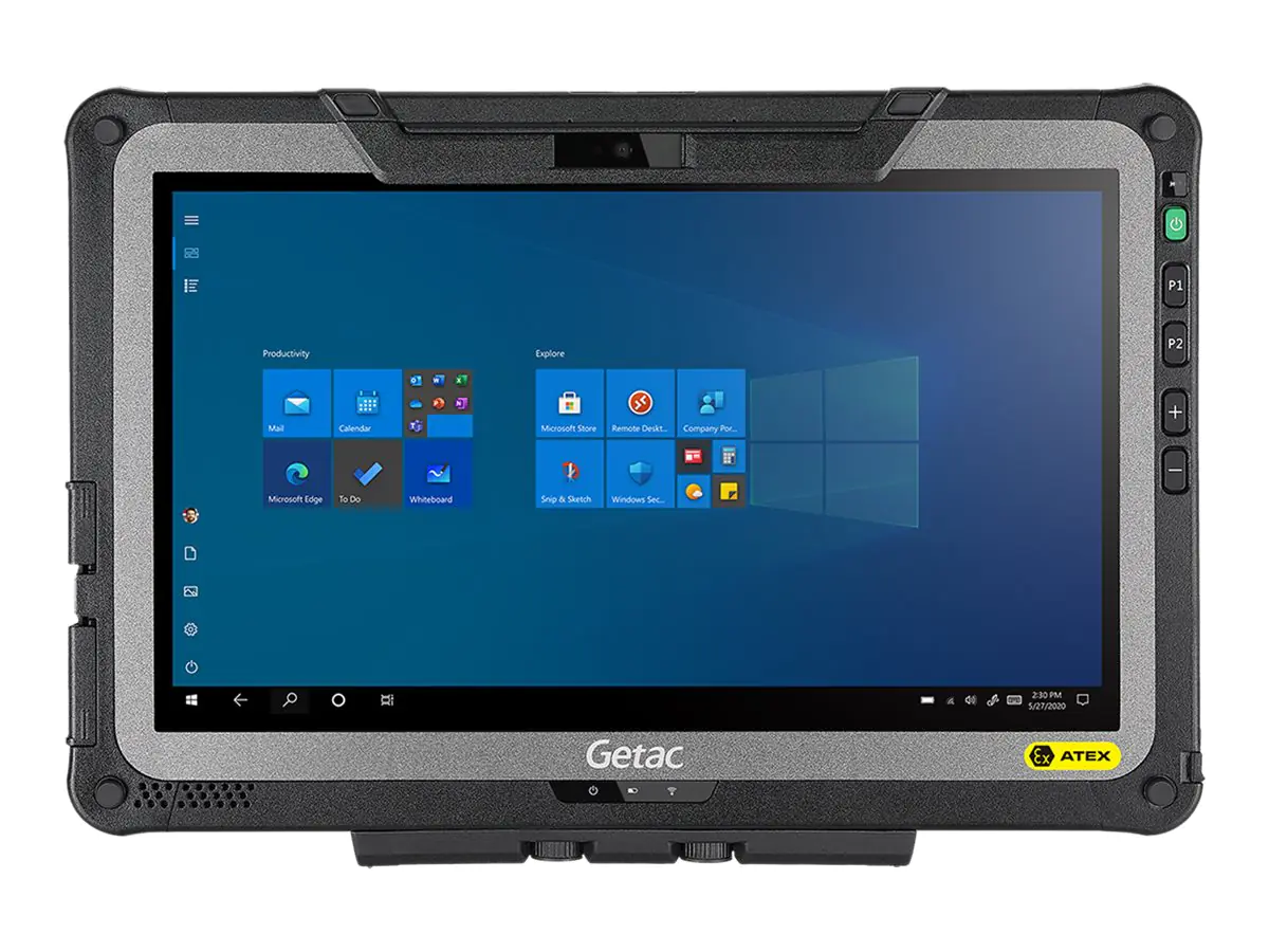 GETAC F110-EX G6 - Robust - Tablet - Intel Core i7 1165G7 / 2.8 GHz - Win 11 Pro - Intel Iris Xe Grafik - 32 GB RAM - 256 GB SSD NVMe - 29.5 cm (11.6") FP4Q74TB1ALS
