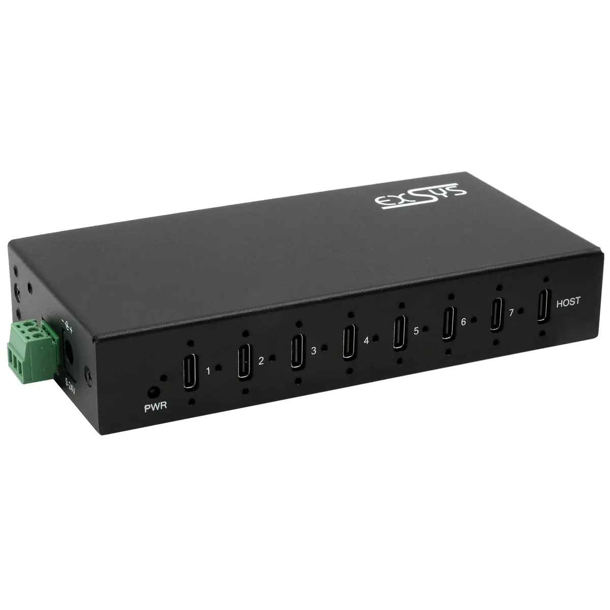 Exsys EX-12277HMS USB 3.2 Gen 2 Hub 7x C-Anschlüsse