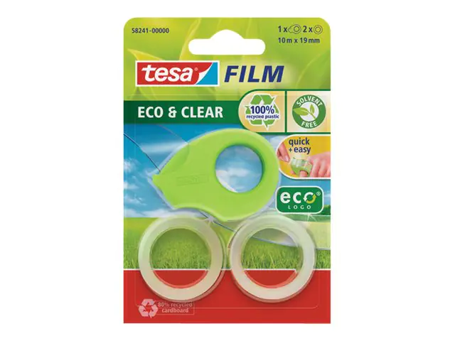 tesa® 58241-00000-00 tesa Handabroller-Set gn +Klebefilm