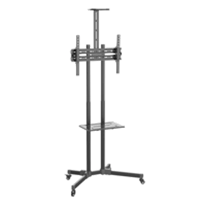 Techly TV Trolley für LCD LED 37-70'' schwarz mit Ablag ICA-TR216T