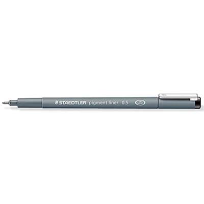 STAEDTLER Fineliner pigment liner 308 05-9 0,5mm schwarz STAEDTLER Fineliner pigment liner 308 05-9 0,5mm schwarz