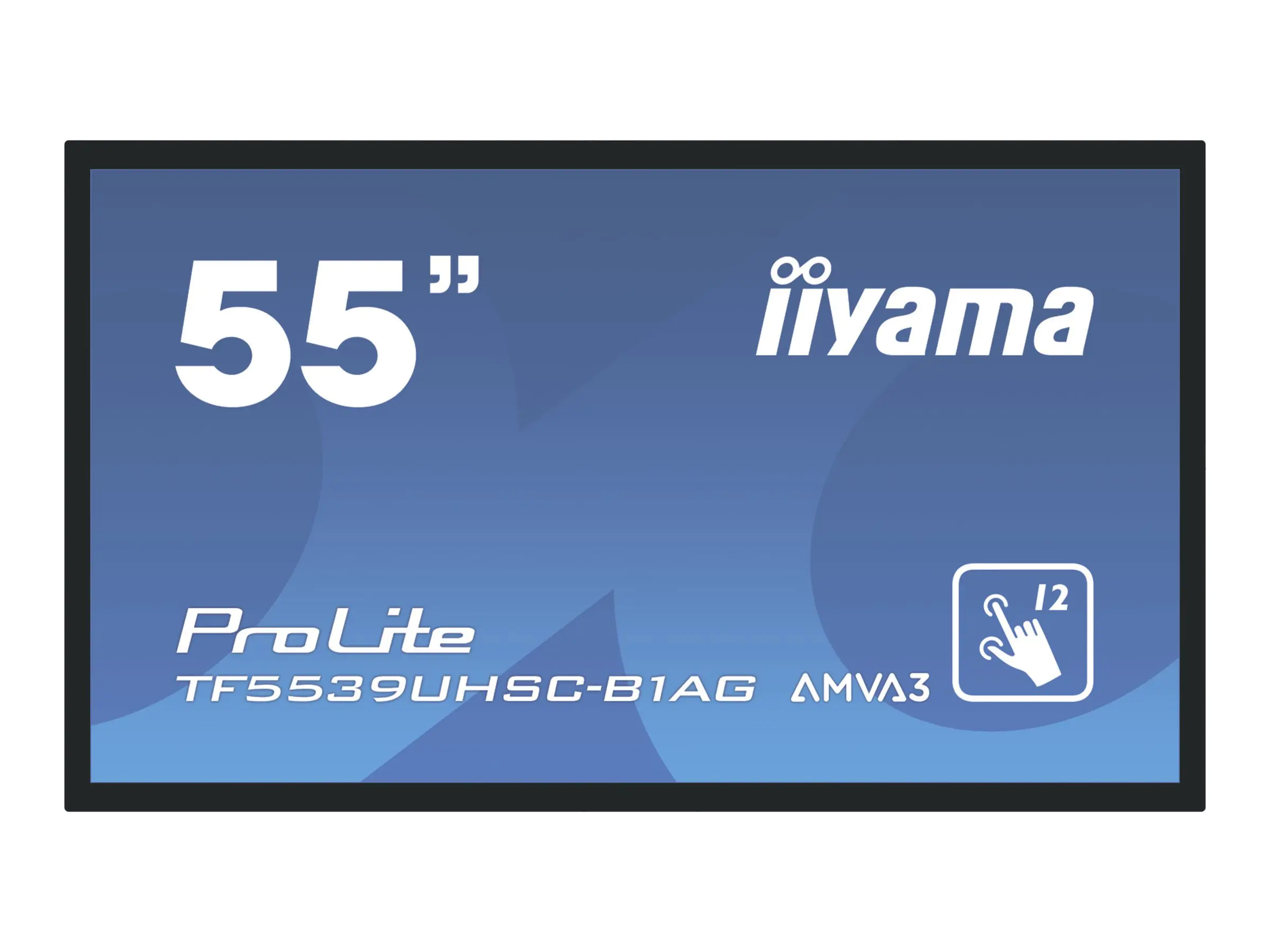 iiyama ProLite TF5539UHSC-B1AG - 139 cm (55") Diagonalklasse LCD-Display mit LED-Hintergrundbeleuchtung - interaktive Digital Signage - mit Touchscreen (Multi-Touch) - 4K UHD (2160p) 3840 x 2160 - mattschwarz