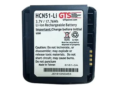 GTS HCN51-LI - Handheld-Batterie (gleichwertig mit: Intermec 318-052-001) - 1 x Lithium-Ionen 4800 mAh - für Intermec CN50, CN50B, CN51