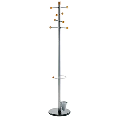 ALCO ALBERT Kleiderständer Modell II silber 38.0 x 8 Haken 2807