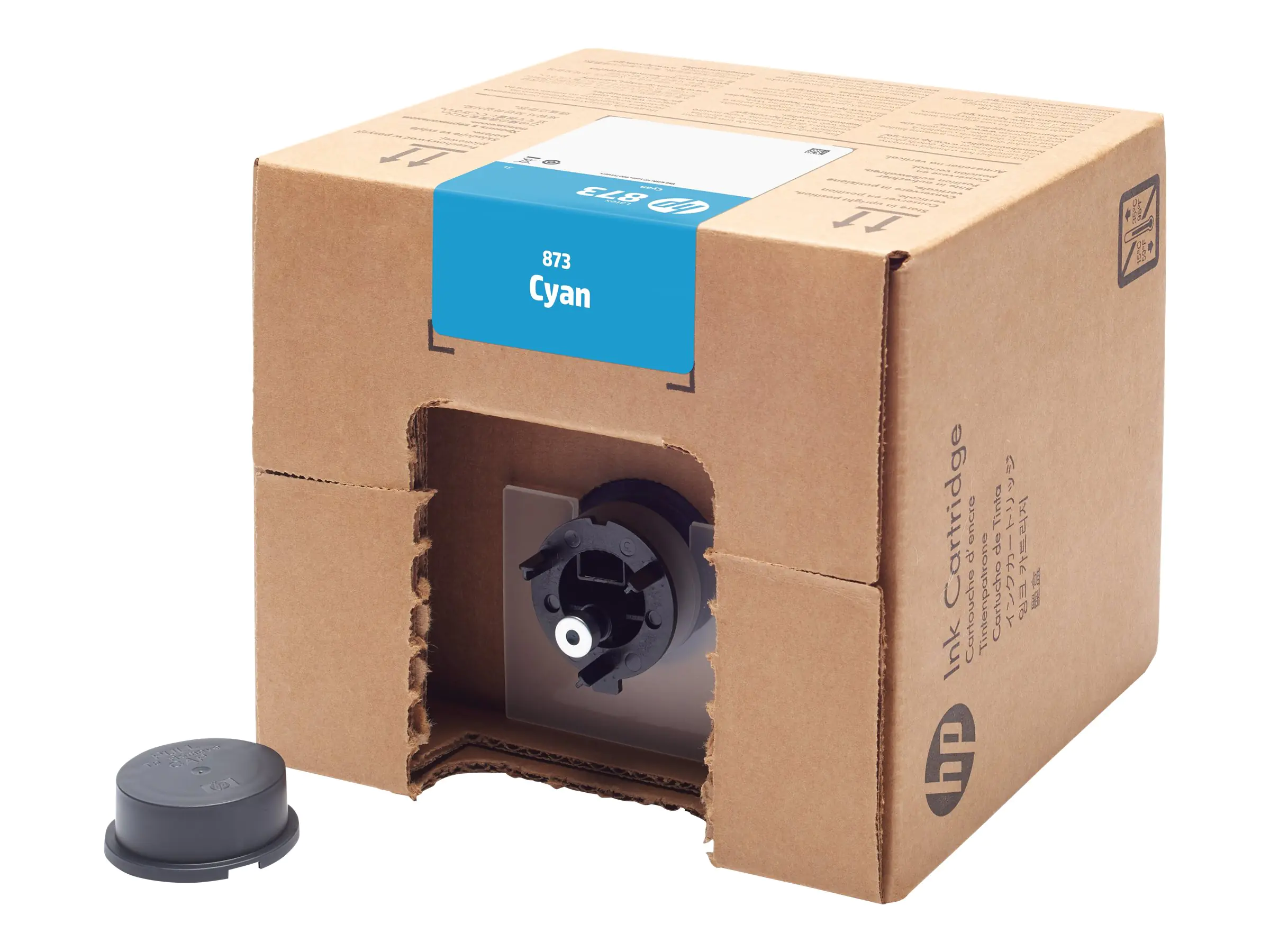 HP 873 - 3 L - Cyan - original - Latex - Tintenpatrone 4UV85A
