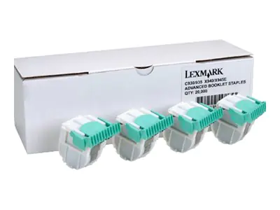 Lexmark - Rückenhefterkartusche (Packung mit 4) - für Lexmark C950, X854, X860dhe 4, X862de 4, X862dte 3, X862dte 4, X864dhe 3, X950, X952, X954