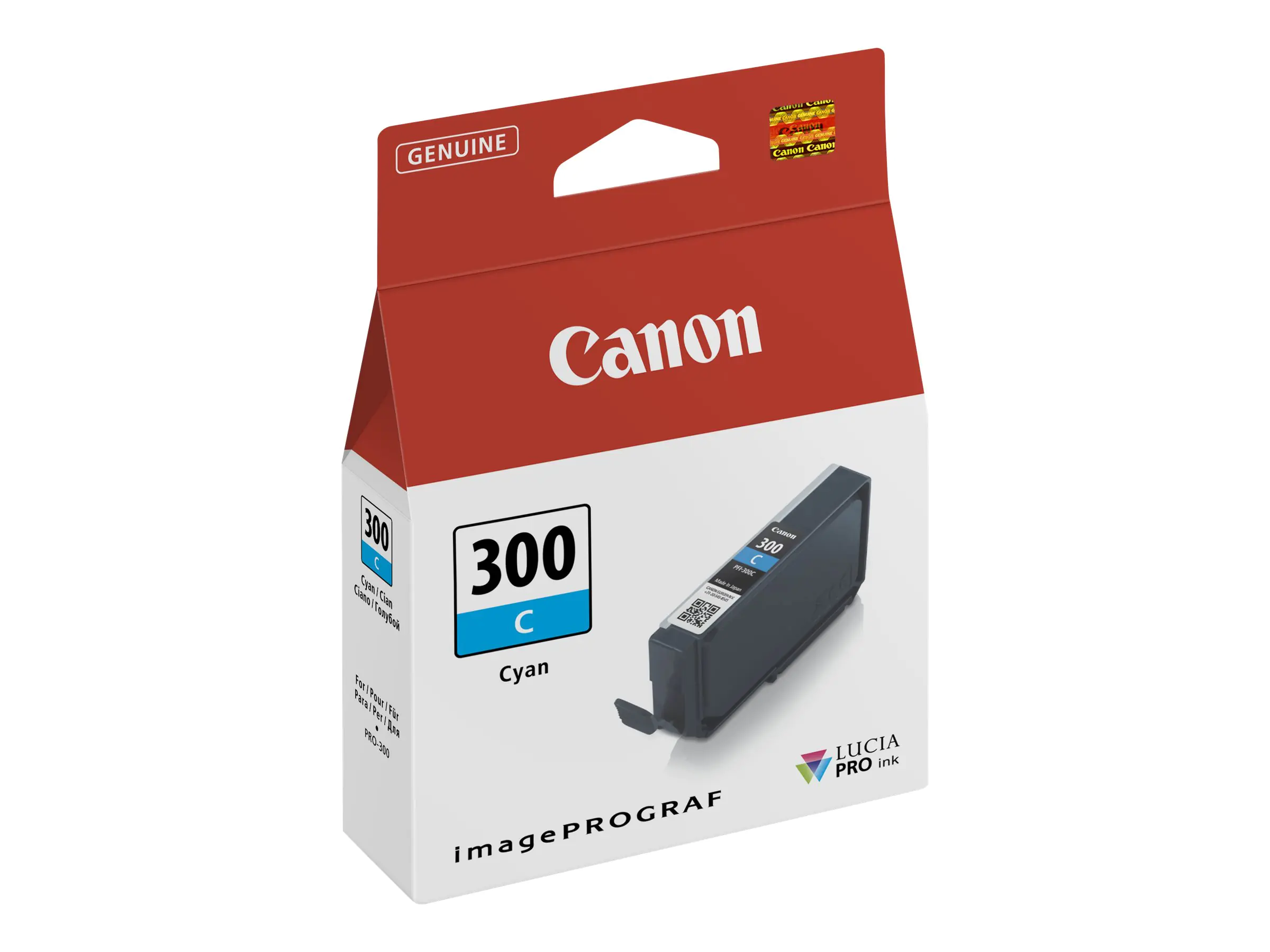 Canon PFI-300 C - Cyan - original - Tintenbehälter 4194C001
