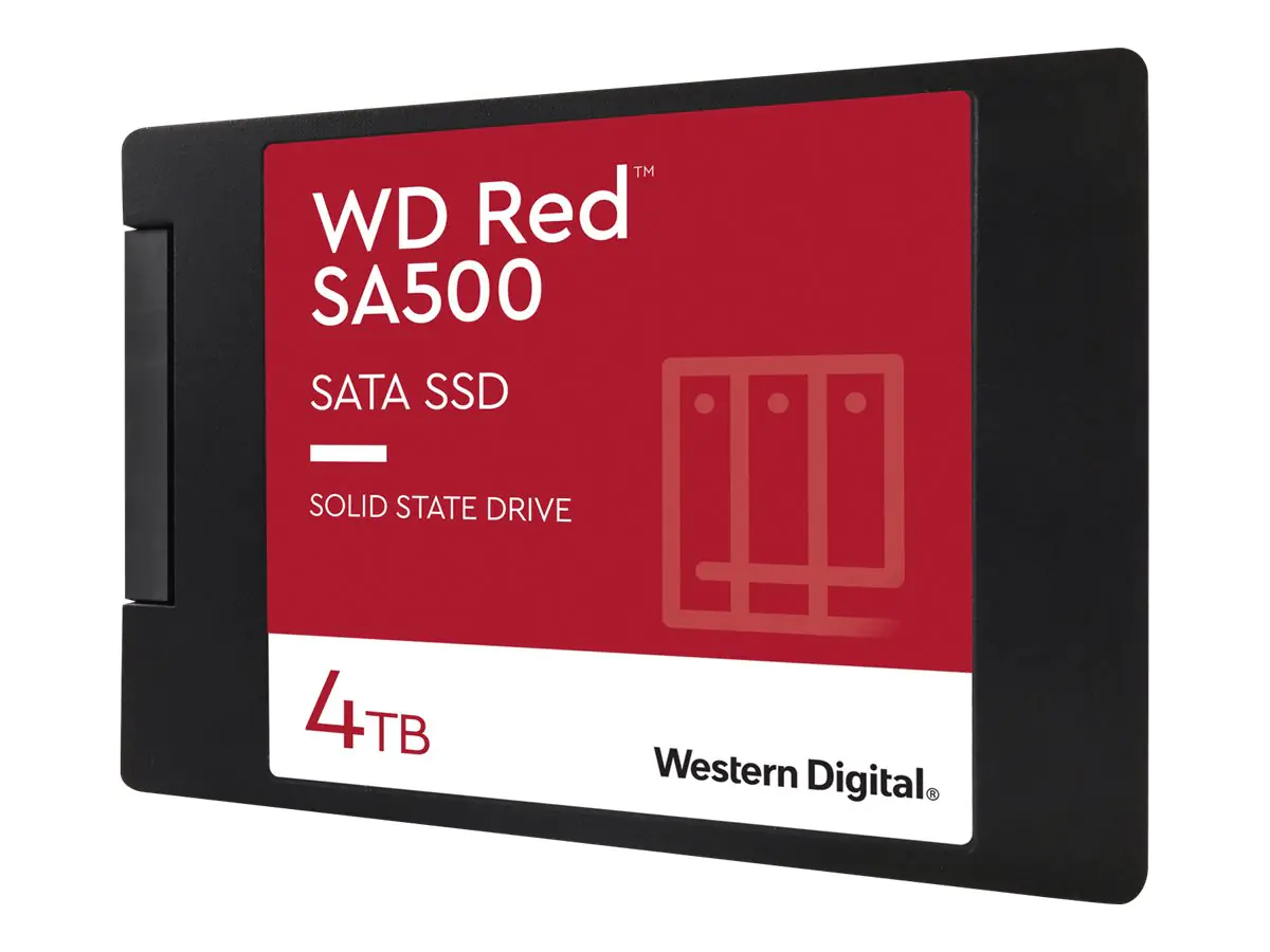WD Red SA500 WDS400T1R0A - SSD - 4 TB - intern - 2.5" (6.4 cm) - SATA 6Gb/s