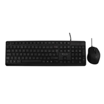 V7 CKU350DE - Tastatur-und-Maus-Set - USB - QWERTZ - Deutsch - Schwarz V7 CKU350DE - Tastatur-und-Maus-Set - USB - QWERTZ - Deutsch - Schwarz