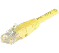 exertis Connect - Patch-Kabel - RJ-45 (M) zu RJ-45 (M) - 1 m - UTP - CAT 6 - Innen, geformt - Gelb