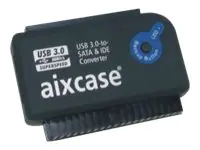 Aixcase blackline AIX-BLUSB3SI-PS - Speicher-Controller mit OneTouchEasy-Button (OTB) - 1.8", 2.5", 3.5", 5.25" (4.6 cm, 6.4 cm, 8.9 cm, 13.3 cm) - ATA / SATA 3Gb/s - USB 3.0