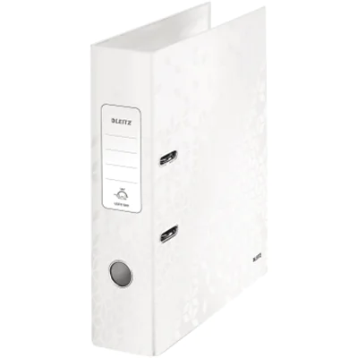 Leitz Ordner WOW 10050001 DIN A4 80mm Pappe perlweiß Leitz Ordner WOW 10050001 DIN A4 80mm Pappe perlweiß