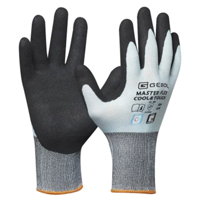 GEBOL Arbeitshandschuhe MASTER FLEX COOL&TOUCH 9 II Nylon/Elasthan blau