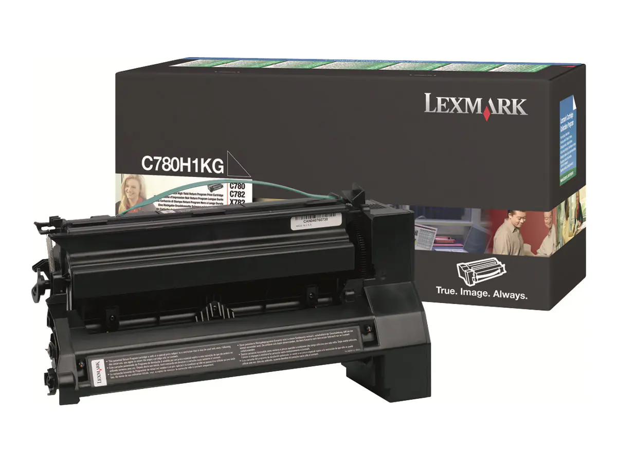 Lexmark - Hohe Ergiebigkeit - Schwarz - Original - Tonerpatrone LCCP, LRP - für Lexmark C780dn, C780dtn, C780n, C782dn, C782dtn, C782n, X782e