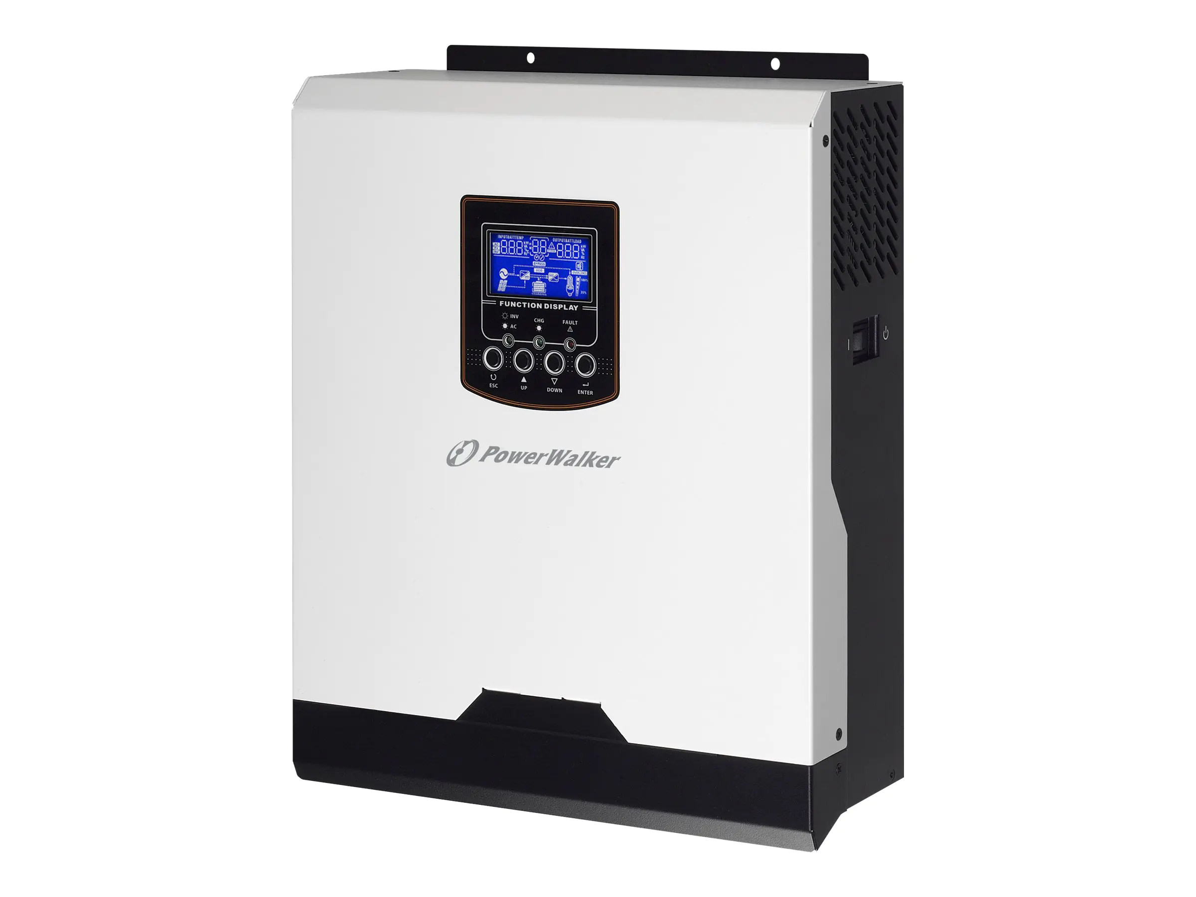 PowerWalker Inverter 3000 PWM - USV (Wandmontage) - Wechselstrom 230 V - 3000 Watt - 3000 VA - ohne Batterie - RS-232, USB - Ausgangsanschlüsse: 1