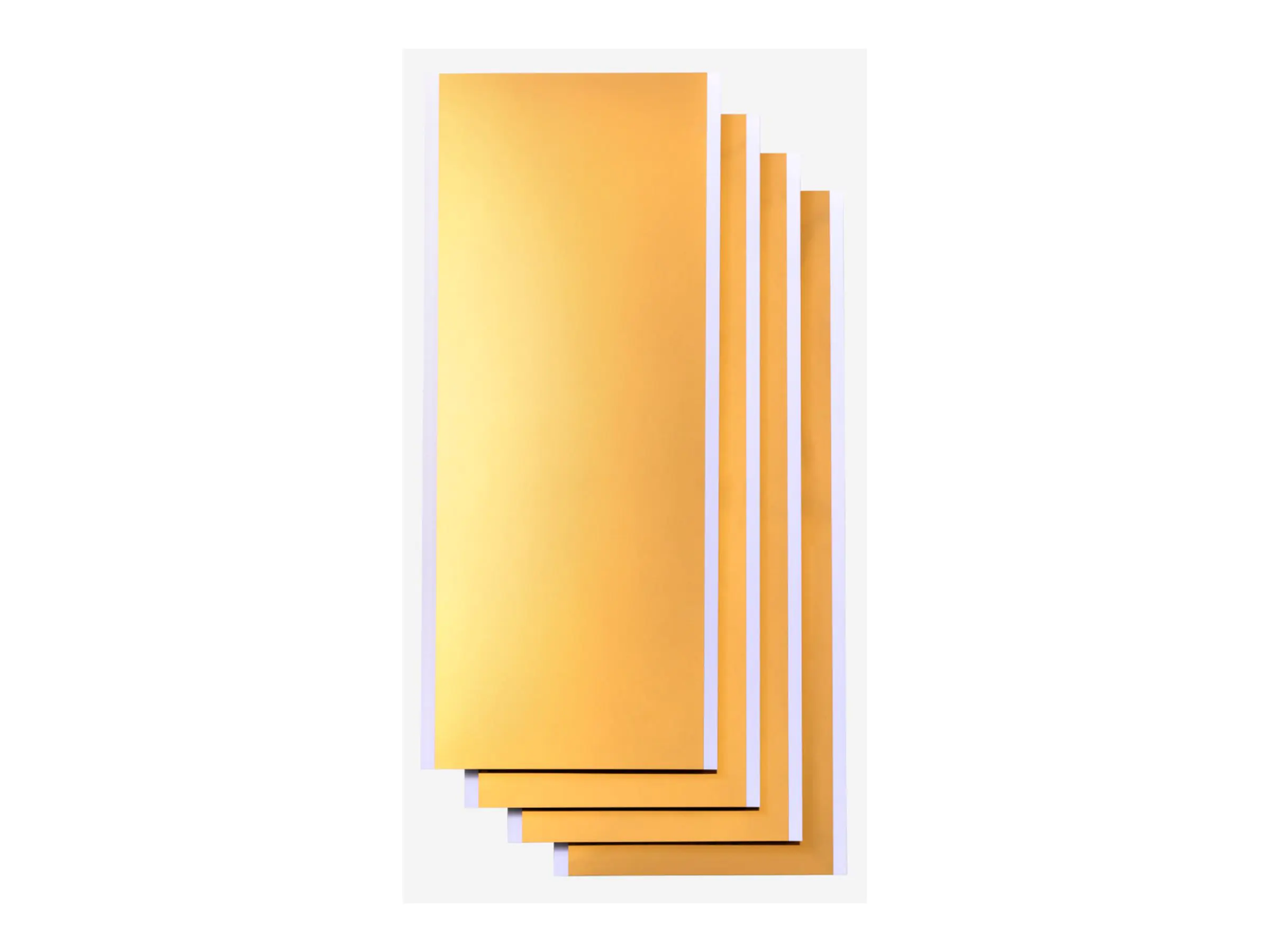 Cricut Joy Smart Label - Handwerksmaterial - 14 x 33 cm - 4 Blätter - Gold - Dauerhaft - Vinyl