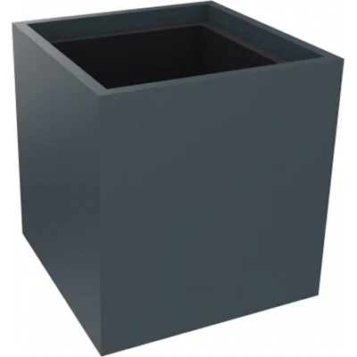 Pflanzgefäß 1er niedrig B380xT380H400mm Lavagrau Pflanzgefäß 1er niedrig B380xT380H400mm Lavagrau
