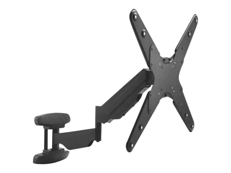 TECHly - Klammer - einstellbarer Arm - für LCD TV - Schwarz - Bildschirmgröße: 58.4-139.7 cm (23"-55") - Wandmontage