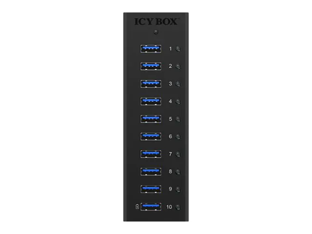 ICY BOX IB-AC6110 - Hub - 10 x SuperSpeed USB 70419