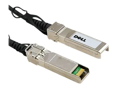 Dell 10GbE Copper Twinax Direct Attach Cable - Direktanschlusskabel - SFP+ (M) zu SFP+ (M) - 3 m - twinaxial - für Networking N1148; PowerSwitch S4112, S5212, S5232, S5296; ProSupport Plus X1026, X1052