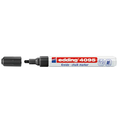 edding Kreidemarker 4095 4-4095001 2-3mm Rundspitze schwarz edding Kreidemarker 4095 4-4095001 2-3mm Rundspitze schwarz