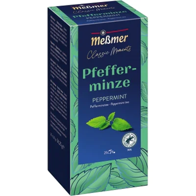 Meßmer Tee Classic Moments Pfefferminze 25 Btl./Pack. Meßmer Tee Classic Moments Pfefferminze 25 Btl./Pack.