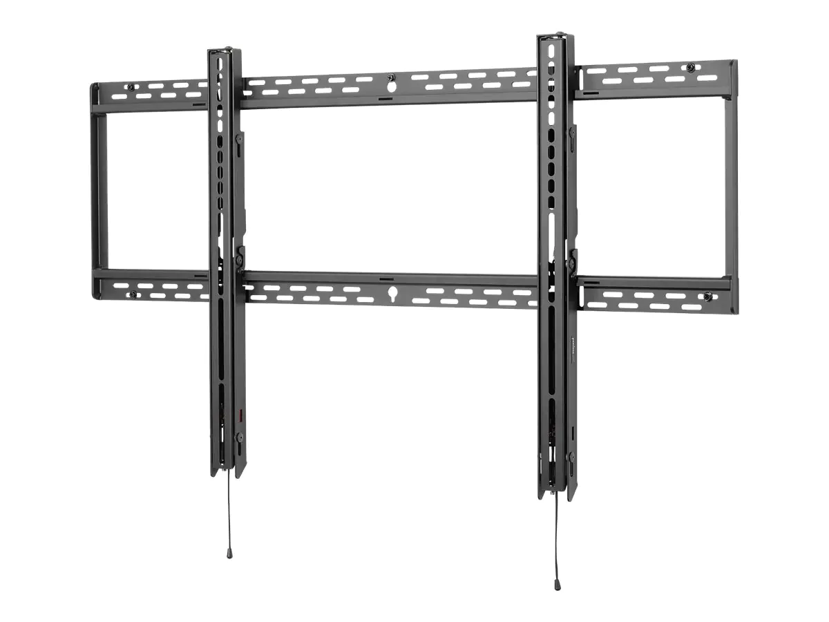 Peerless SmartMount Universal Flat Wall Mount SF680P - Befestigungskit (Wandplatte, Adapter für Halterung) - für Flachbildschirm - Stahl, Epoxidharz - Schwarz (60"-95") - Montageschnittstelle: 1100 x 650 mm