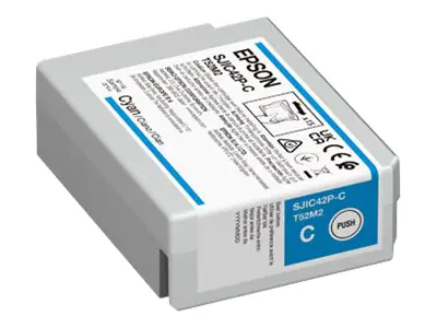Epson SJIC42P-C - 50 ml - Cyan - original - Tintenpatrone - für ColorWorks CW-C4000E (BK), CW-C4000E (MK)