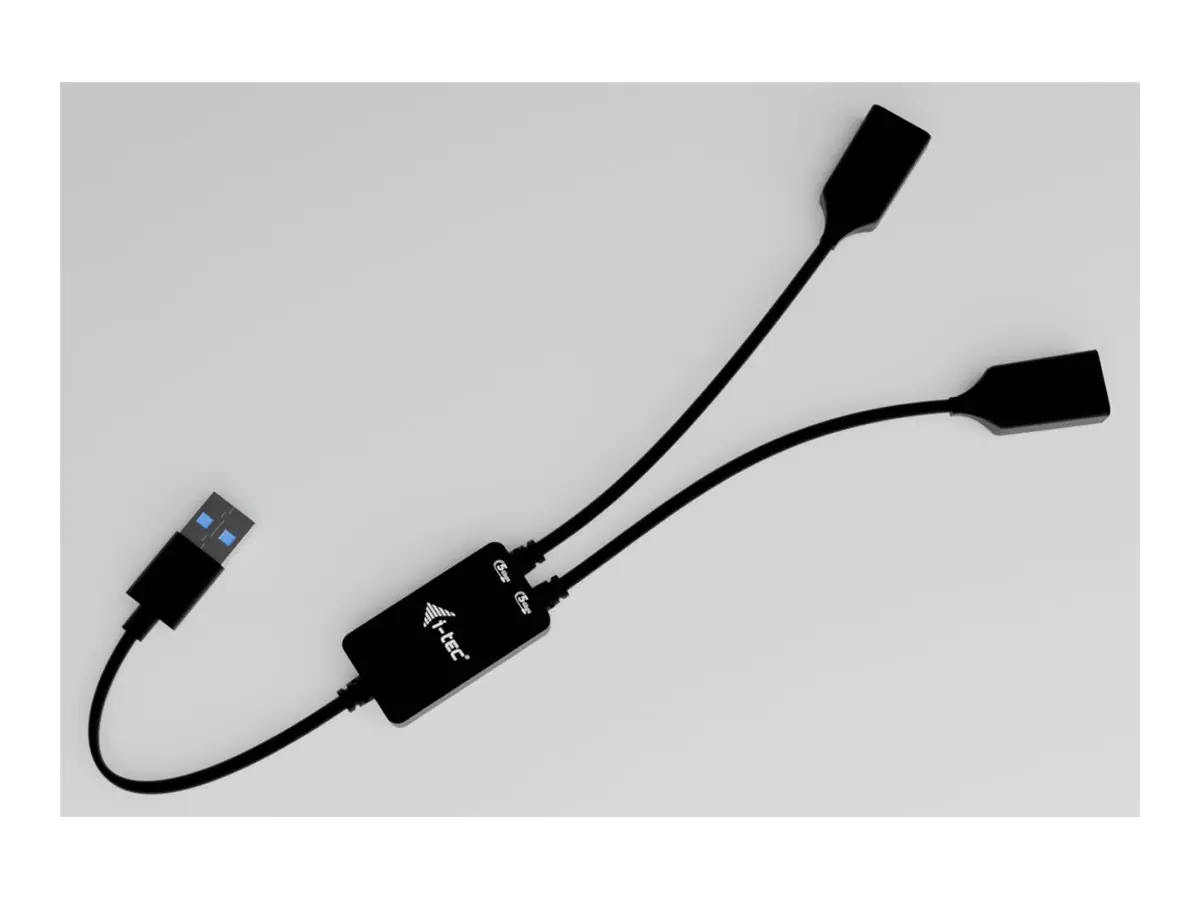 i-tec Hub - USB-A-Kabel - 2 x USB 3.2 Gen 1 U3CBLHUB2A