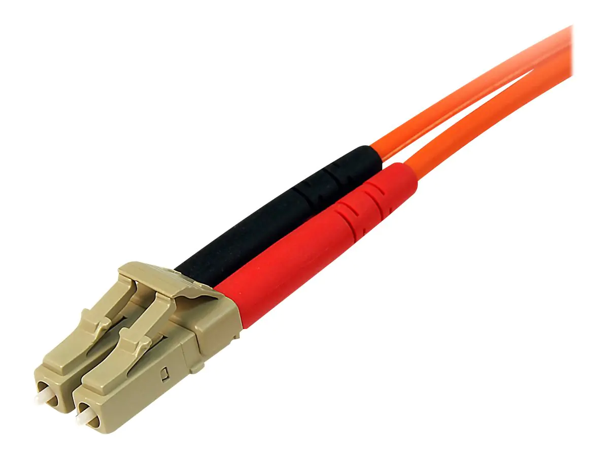 StarTech 15m Fiber Optic Cable - Multimode Duplex 50/125 - LSZH - LC/LC - OM2 - LC to LC Fiber Patch Cable - Netzwerkkabel - LC Multi-Mode (M) zu LC Multi-Mode (M) - 15 m - Glasfaser - Duplex - 50/125 Mikrometer - orange