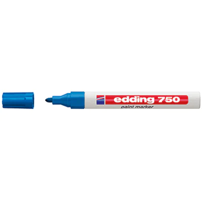 edding Lackmarker 750 4-750-9-010 2-4mm Rundspitze permanent h.blau edding Lackmarker 750 4-750-9-010 2-4mm Rundspitze permanent h.blau