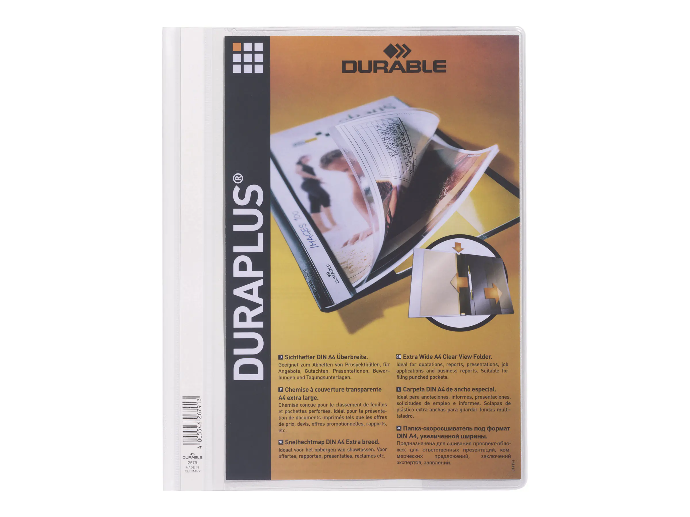 Durable DURAPLUS - Schnellhefter - für A4 (210 x 297 mm) 2579-02