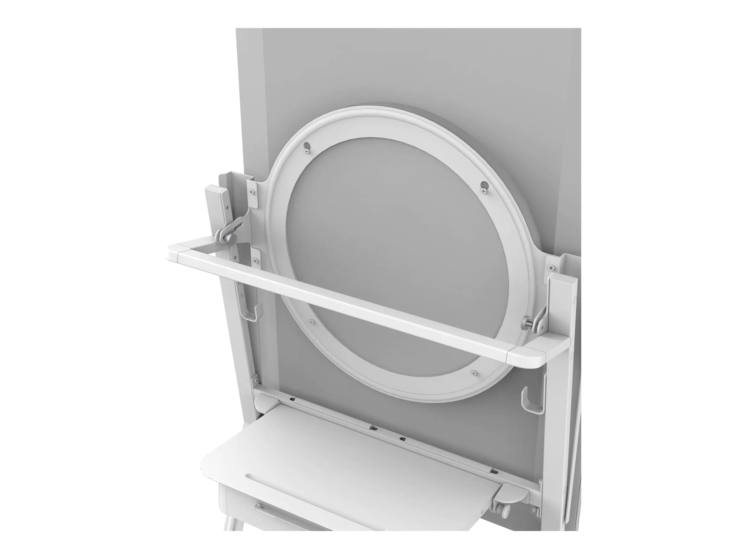 Vision VFM-F10 - Wagen - für interaktives Whiteboard - Stahl - weiß - Montageschnittstelle: 350 x 350 mm - für Microsoft Surface Hub 2S 50"