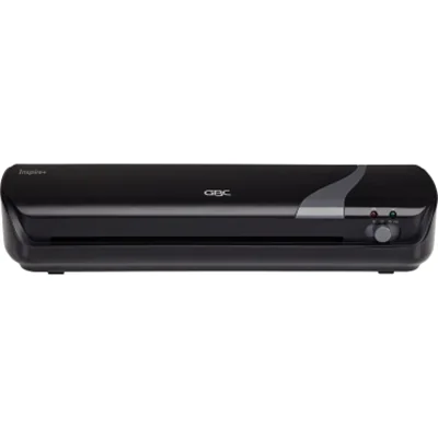 GBC® Laminiergerät Inspire+ Heiß-/Kaltlaminierung 35 x 6 x 12,5 cm (B x H x T) DIN A4 schwarz GBC® Laminiergerät Inspire+ Heiß-/Kaltlaminierung 35 x 6 x 12,5 cm (B x H x T) DIN A4 schwarz