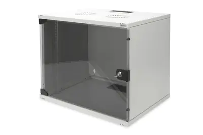DIGITUS Professional Compact Series DN-19 09-US-1 - Gehäuse - geeignet für Wandmontage - Hellgrau, RAL 7035 - 9U - 48.3 cm (19")