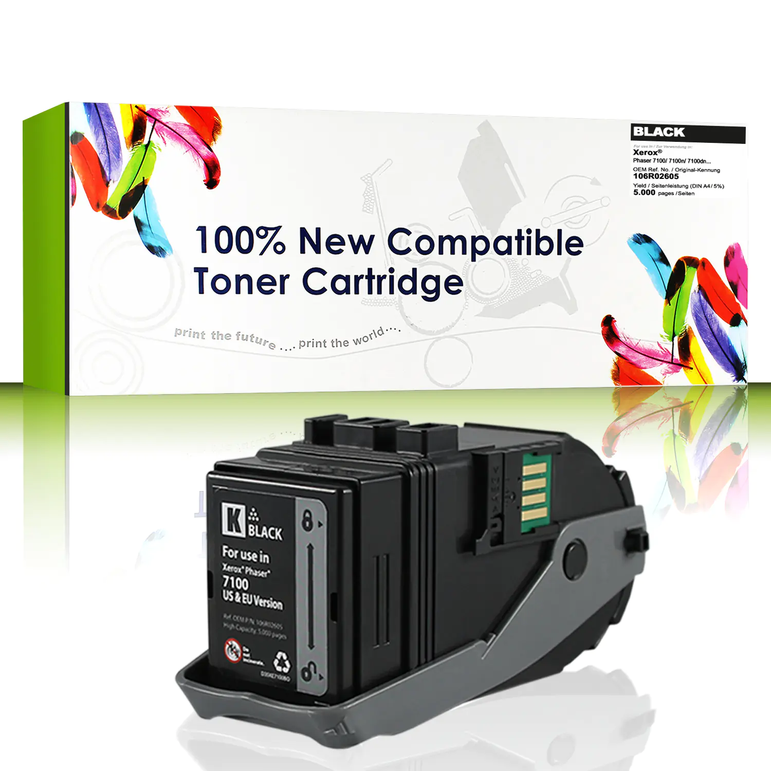 CartridgeWeb Toner kompatibel zu Xerox 106R02605 schwarz 5.000 Seiten 1 Stüc CartridgeWeb Toner kompatibel zu Xerox 106R02605 schwarz 5.000 Seiten 1 Stüc