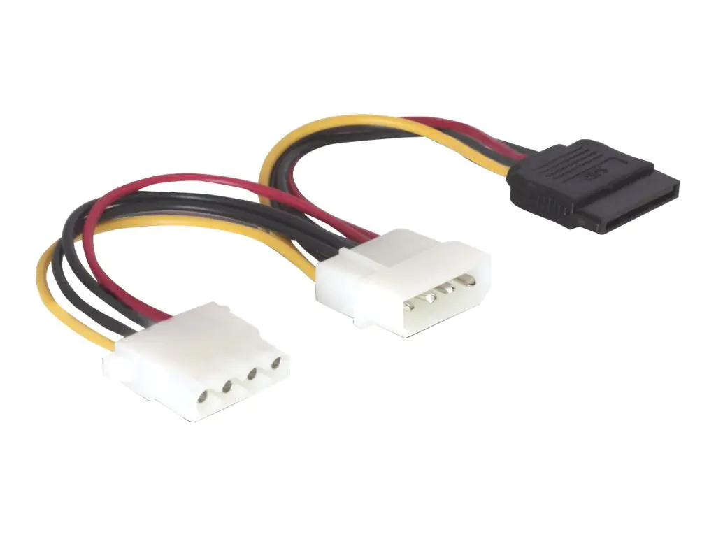 Delock - Stromkabel - SATA-Stromstecker (M) zu interne Stromversorgung, 4-polig (M) - 10 cm - für P/N: 89273
