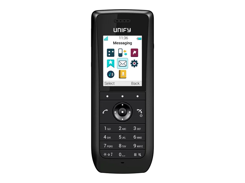 Unify OpenScape WLAN Phone WL4 Plus - Schnurloses VoIP-Telefon - mit Bluetooth-Schnittstelle - IEEE 802.11a/b/g/n/ac (Wi-Fi) L30250-F600-C328
